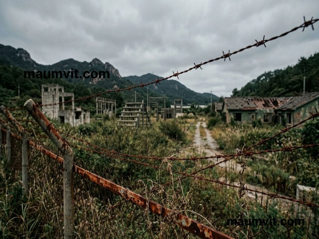 드라마 김부장 촬영지 거제 구 수월예비군훈련장 외부에서 본 풍경