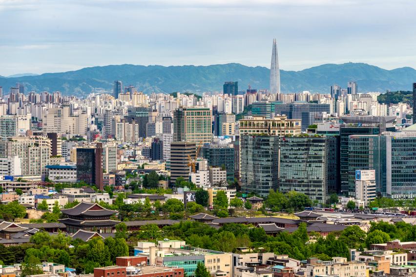 인왕산·북악산 숨은 명소 무무대 전망대에서 바라본 서울 전경